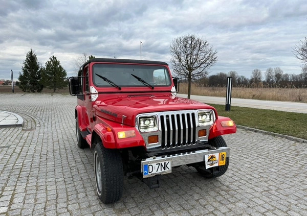 Jeep Wrangler cena 38900 przebieg: 195000, rok produkcji 1991 z Chęciny małe 7